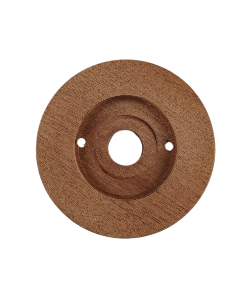 105mm Mahogany Wood Back Plate Lighting Fixture Backplate John